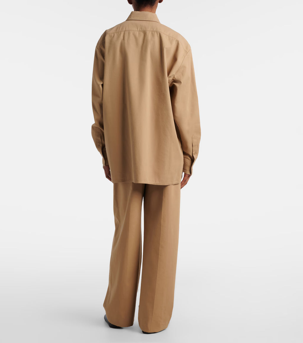 Women's High-Waist Wide-Leg Pleated Trousers